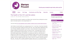 Desktop Screenshot of mamanpoulet.com